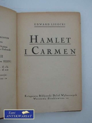 HAMLET I CARMEN