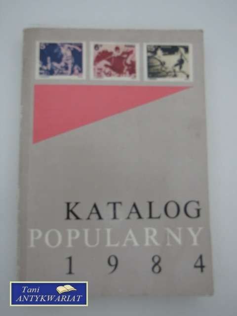 KATALOG POPULARNY 1984