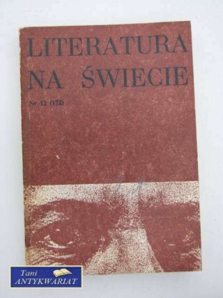 LITERATURA NA ŚWIECIE NR 12 (172)