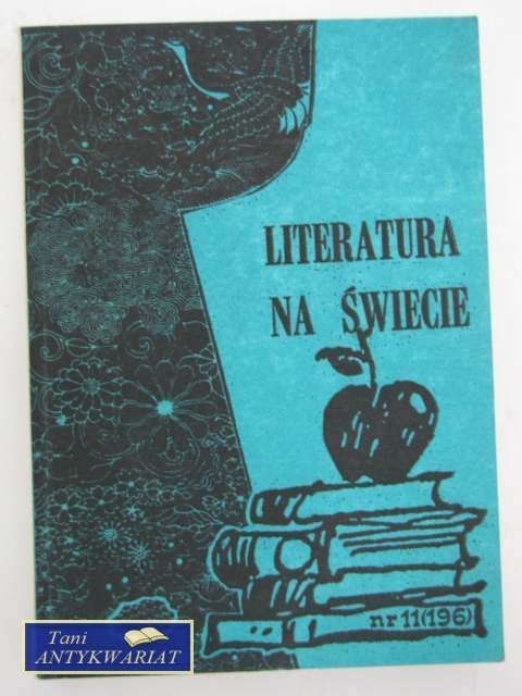 LITERATURA NA ŚWIECIE WARSZAWA 1987