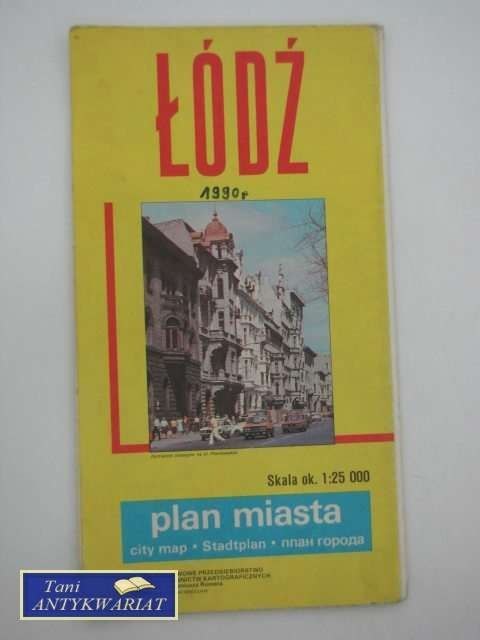 ŁÓDŹ PLAN MIASTA
