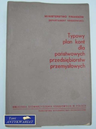 TYPOWY PLAN KONT DLA PAŃSTWOWYCH PRZEDSIĘBIORSTW...