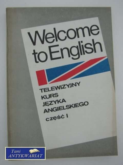 WELCOME TO ENGLISH