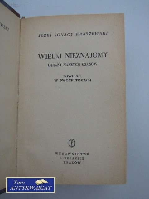 WIELKI NIEZNAJOMY