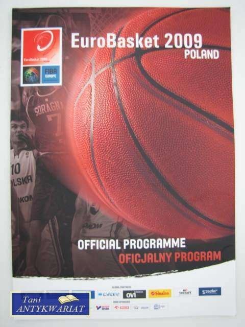 EUROBASKET 2009 POLAND OFICJALNY PROGRAM