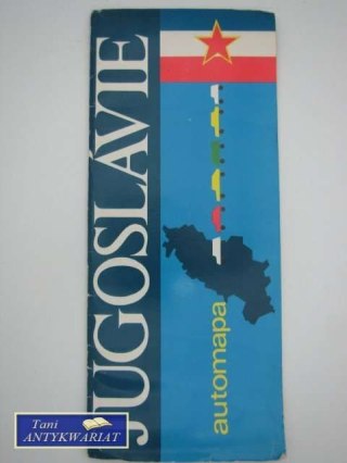 JUGOSLAVIE AUTOMAPA
