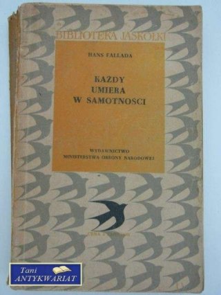 KAŻDY UMIERA W SAMOTNOŚCI