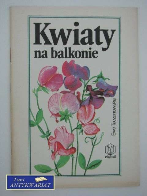 KWIATY NA BALKONIE