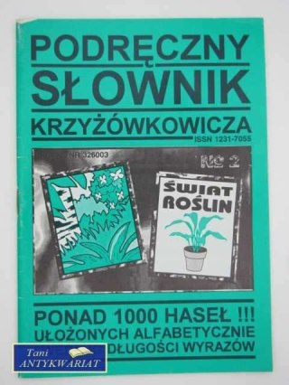 PODRĘCZNY SŁOWNIK KRZYŻÓWKOWICZA nr.2