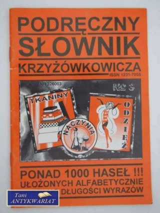 PODRĘCZNY SŁOWNIK KRZYŻÓWKOWICZA nr.3