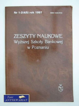 ZESZYTY NAUKOWE WSB w Poznaniu 1-2/97