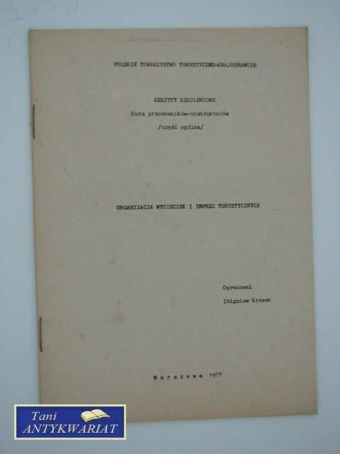 ZESZYTY SZKOLENIOWE KURS PRZODOWNIKÓW-INSTRUKTORÓW