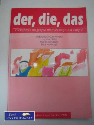 DER, DIE, DAS, ZESZYT ĆWICZEŃ KLASA V