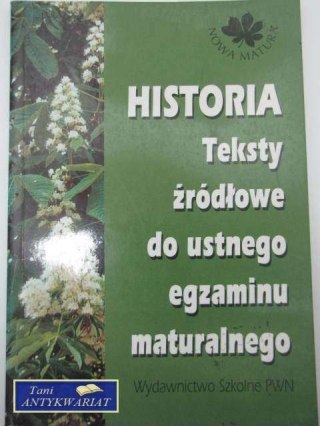 HISTORIA TEKSTY ŹRÓDŁOWE