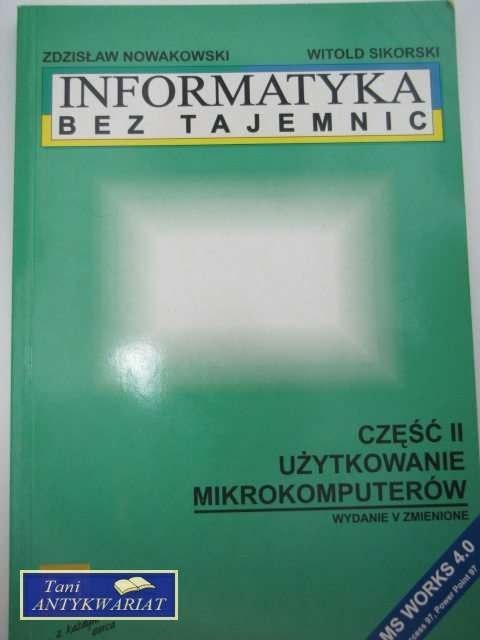 INFORMATYKA BEZ TAJEMNIC CZĘŚĆ II