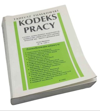 KODEKS PRACY STAN PRAWNY 20.09.1997