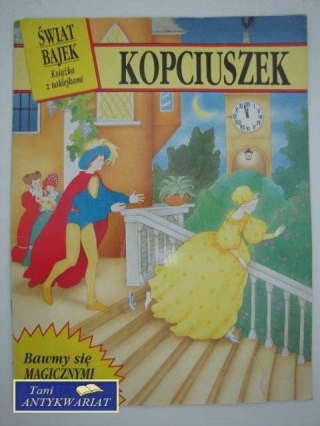 KOPCIUSZEK - ŚWIAT BAJEK KSIĄŻKA Z NAKLEJKAMI