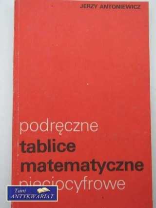 PODRĘCZNE TABLICE MATEMATYCZNE PIĘCIOCYFROWE