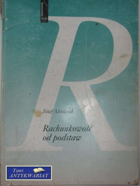 RACHUNKOWOŚĆ OD PODSTAW