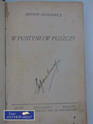 W PUSTYNI I W PUSZCZY