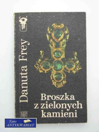 BROSZKA Z ZIELONYCH KAMIENI
