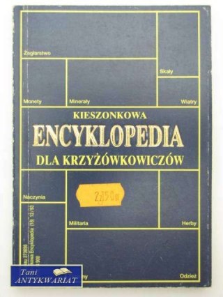 KIESZONKOWA ENCYKLOPEDIA DLA KRZYŻÓWKOWICZÓW