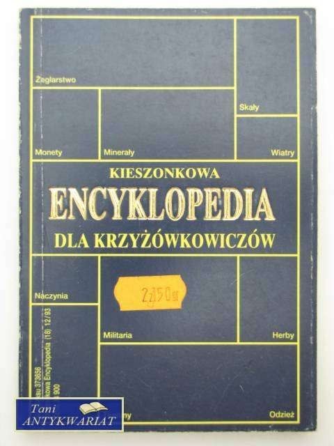 KIESZONKOWA ENCYKLOPEDIA DLA KRZYŻÓWKOWICZÓW