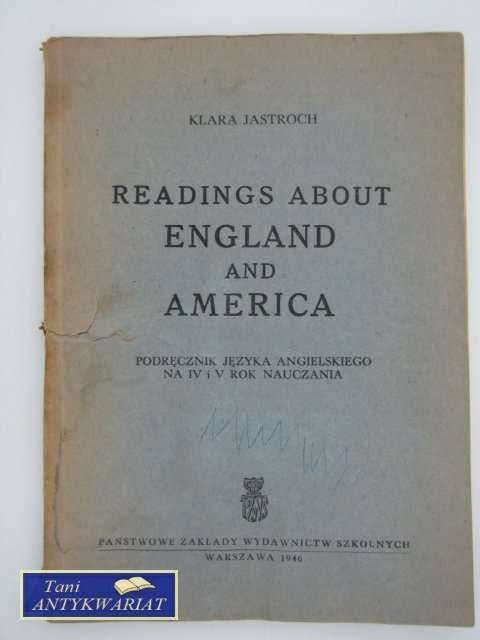 READINGS ABOUT ENGLAND END AMERICA