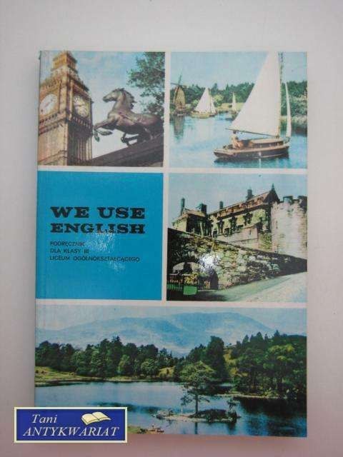 WE USE ENGLISH