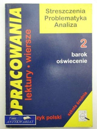 BAROK OŚWIECENIE OPRACOWANIA