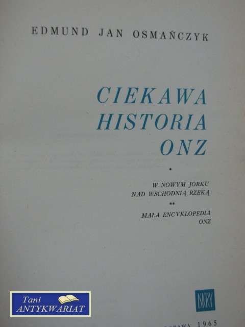 CIEKAWA HISTORIA ONZ