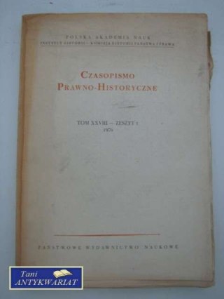 CZASOPISMO PRAWNO HISTORYCZNE