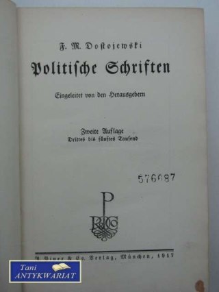 DOLITIFCHE GCHRIFTEN