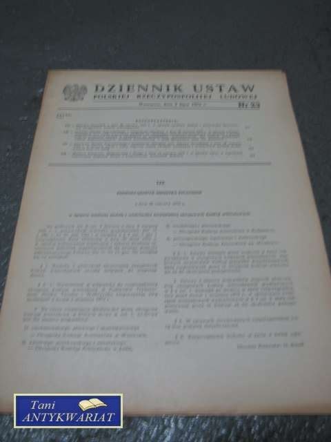 DZIENNIK USTAW PRL NR 23