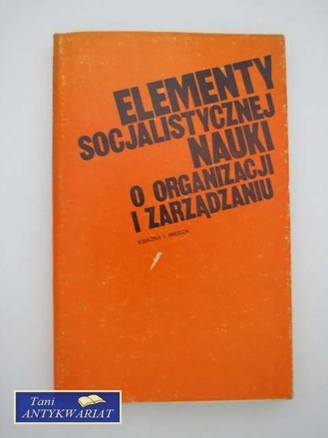 ELEMENTY SOCJALISTYCZNEJ NAUKI