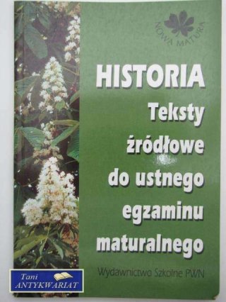 HISTORIA TEKSTY ŹRÓDŁOWE