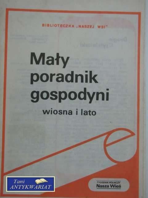 MAŁY PORADNIK GOSPODYŃ