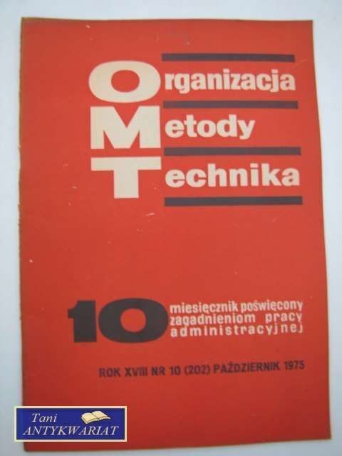 ORGANIZACJA METODY TECHNIKA NR 10
