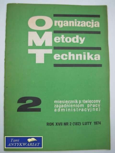 ORGANIZACJA METODY TECHNIKA NR 2/74