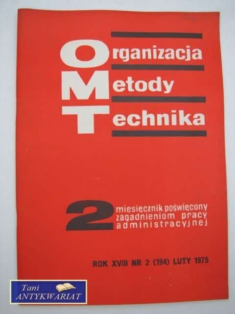 ORGANIZACJA METODY TECHNIKA NR 2
