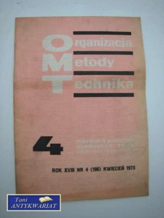 ORGANIZACJA METODY TECHNIKA NR 4/75