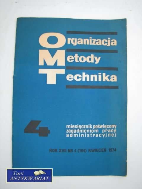 ORGANIZACJA METODY TECHNIKA NR 4