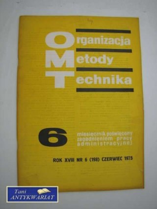 ORGANIZACJA METODY TECHNIKA NR 6