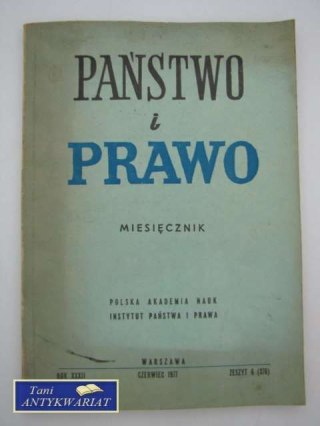 PAŃSTWO I PRAWO CZERWIEC 1977