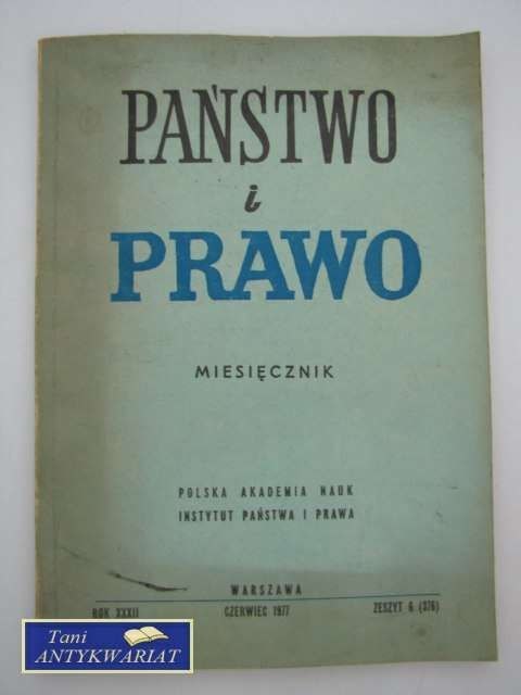 PAŃSTWO I PRAWO CZERWIEC 1977