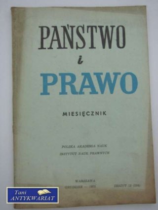 PAŃSTWO I PRAWO-GRUDZIEŃ 1975