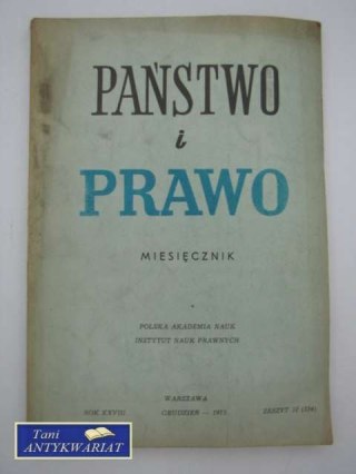 PAŃSTWO I PRAWO - GRUDZIEŃ
