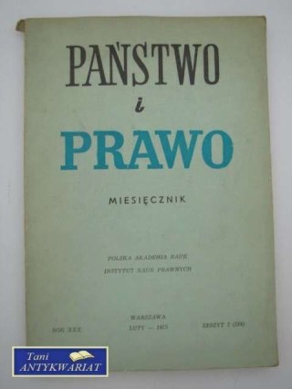PAŃSTWO I PRAWO MIESIĘCZNIK-LUTY