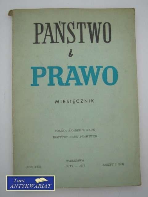 PAŃSTWO I PRAWO MIESIĘCZNIK-LUTY