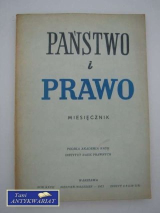 PAŃSTWO I PRAWO - SIERPIEŃ - WRZESIEŃ '77